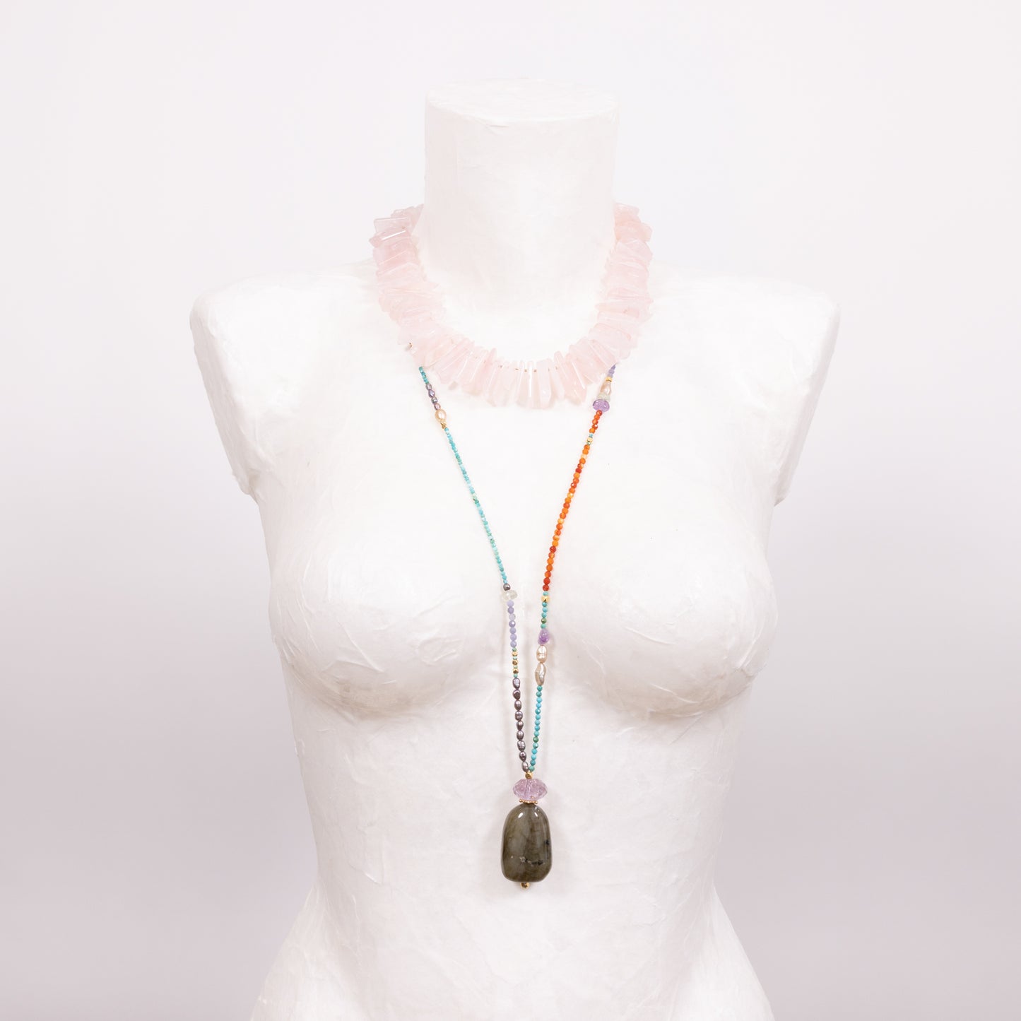 Rozenkwarts Ketting