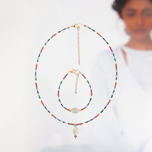 Chakra Ketting + Armband
