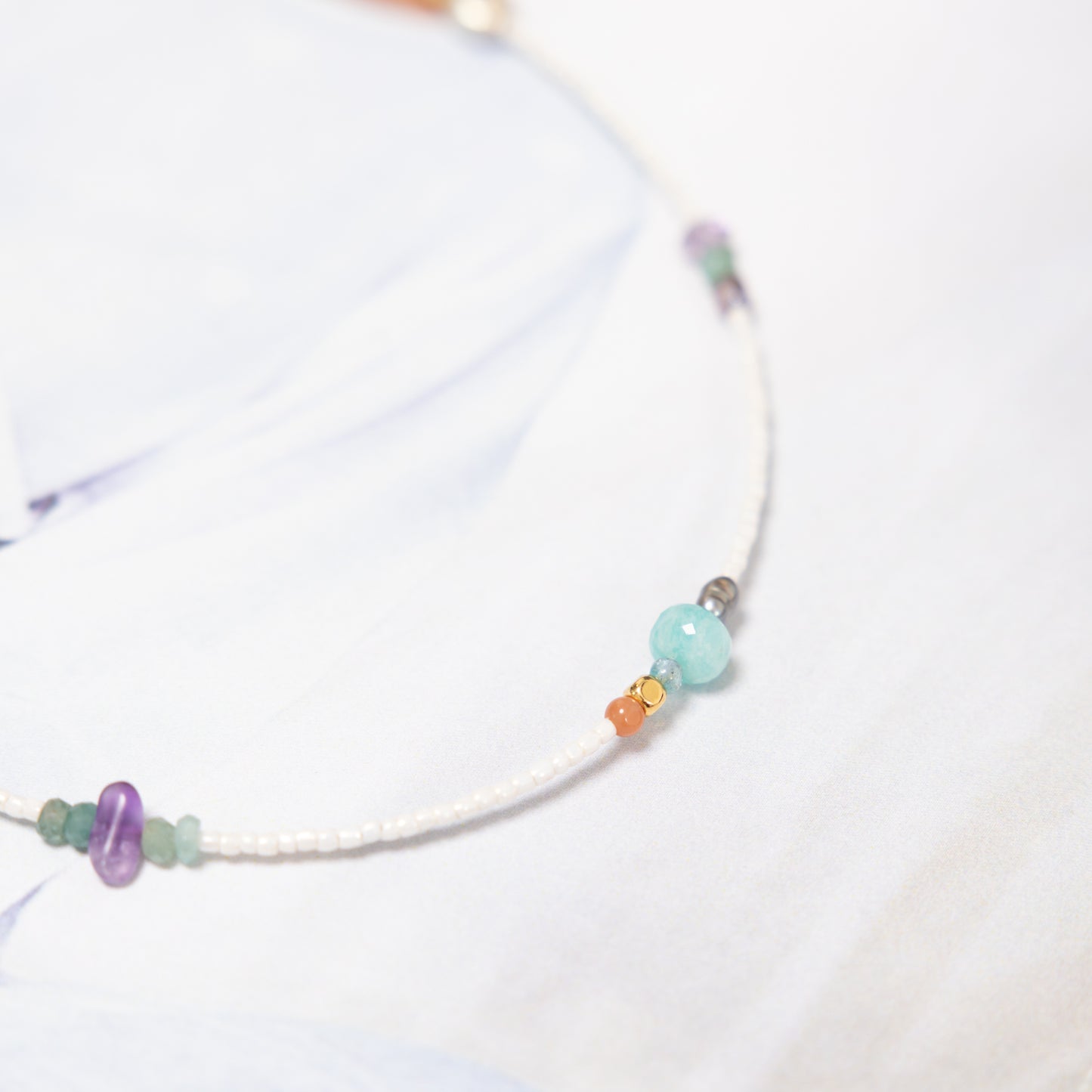 Ketting met pareltjes Multicolor