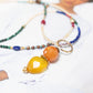 Ketting Lang met Carneool Agaat Hanger