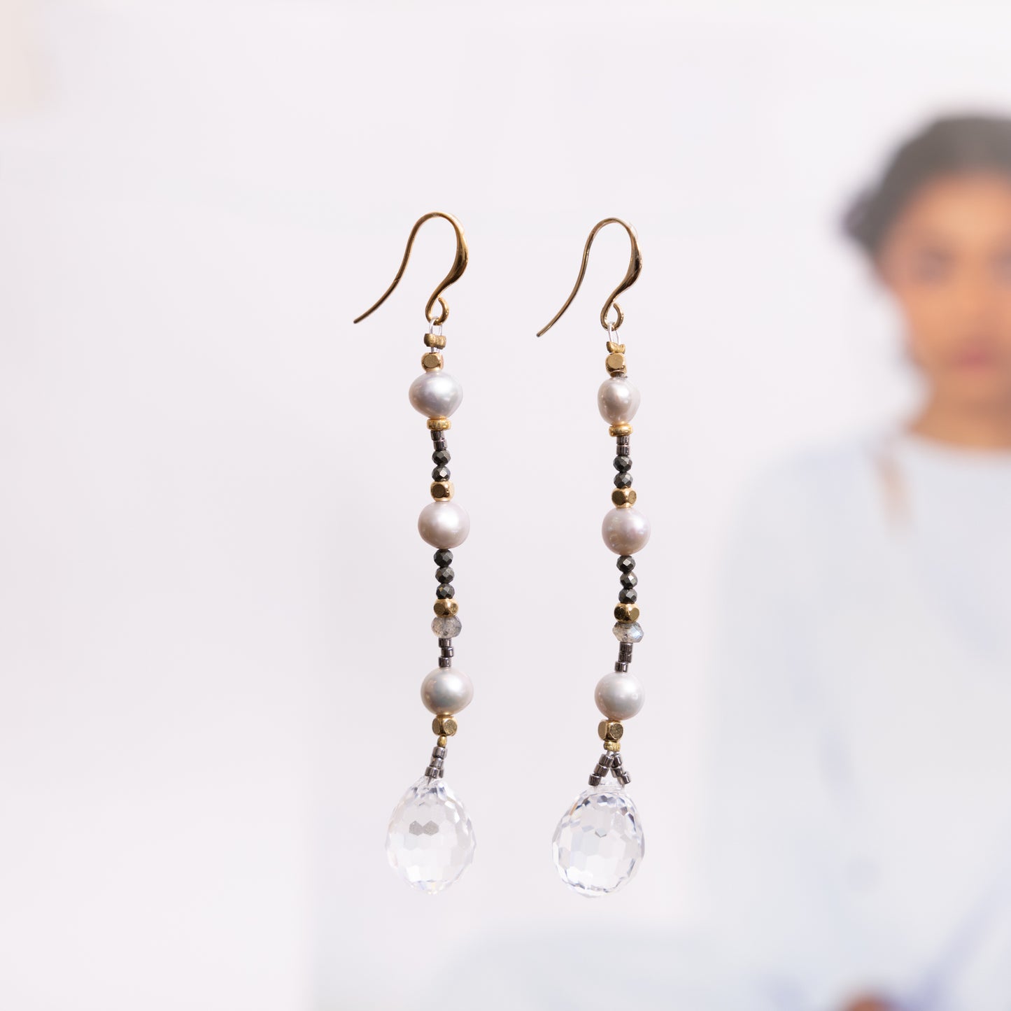Swarovski Crystal Drop Pearl