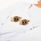 Classic Fantasy Swarovski Brown Gold