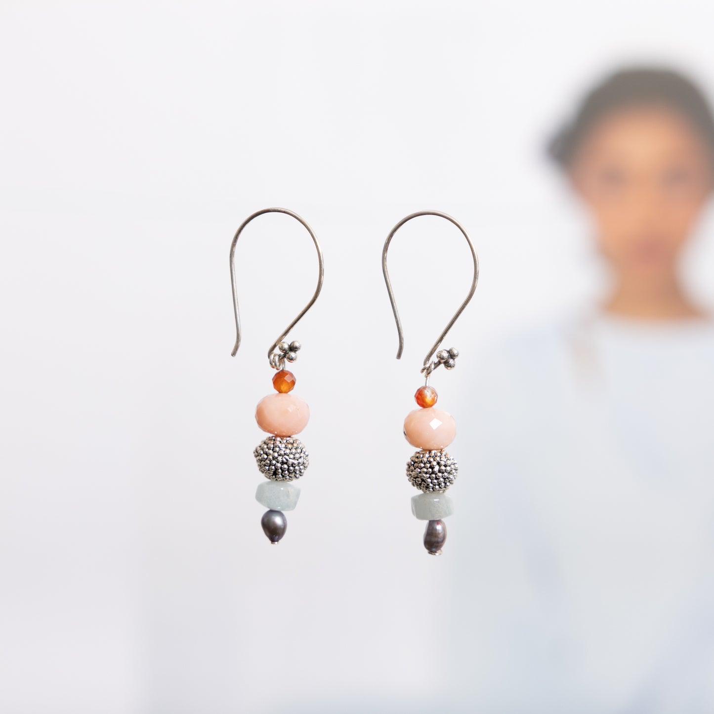 Hanger met Calciet en Zilver